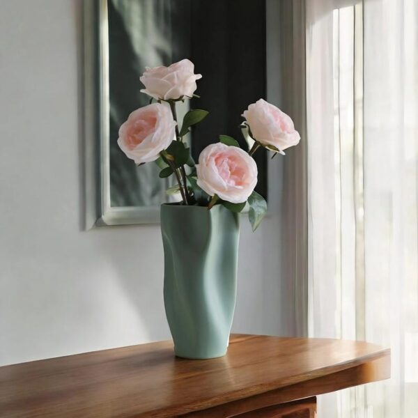 Modern Nordic Wavy Ceramic Vase
