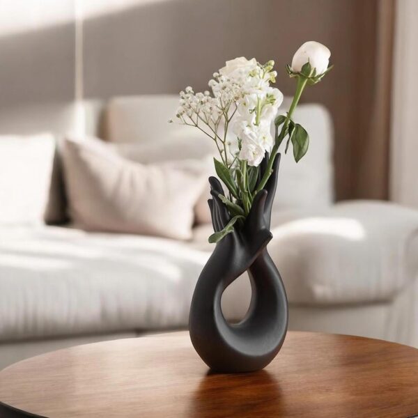 Ceramic Holding Hands Vase