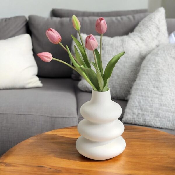 Wavy Donut Nordic Ceramic Vase