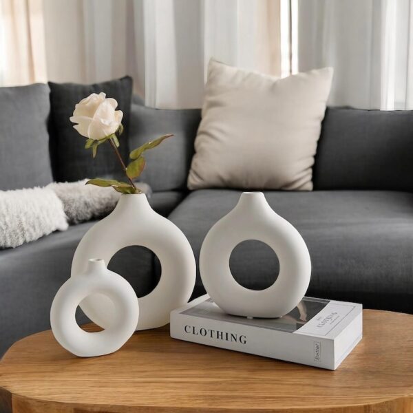 Donut Vase Set of 3