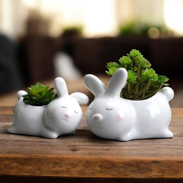 Ceramic Bunny Planter
