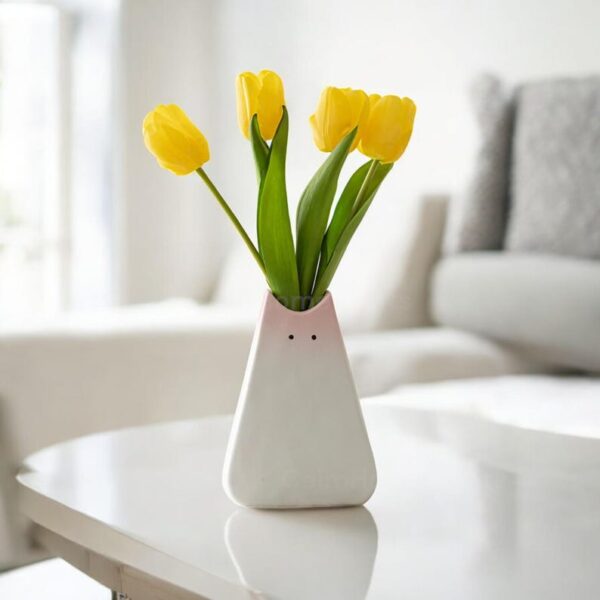 Minimalist Cat Ceramic Vase
