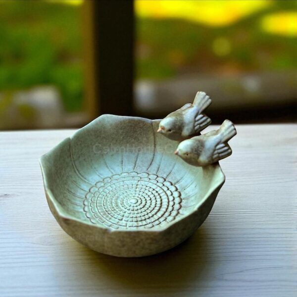 Decorative Ceramic Bird Bowl