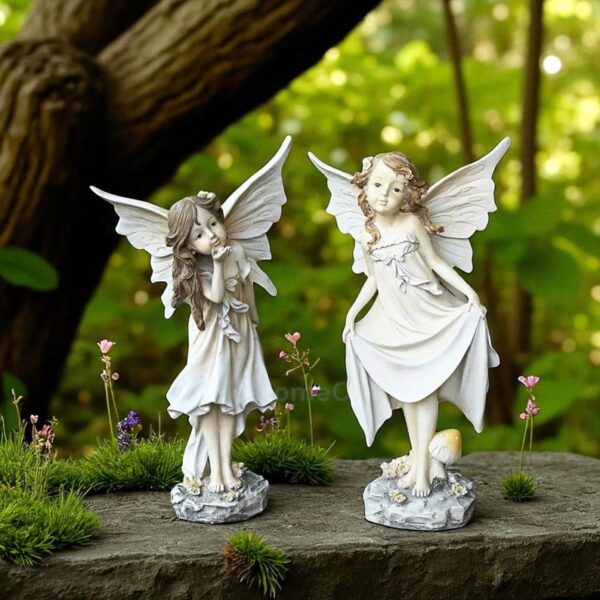 Fairy Garden Outdoor Winged Figurine